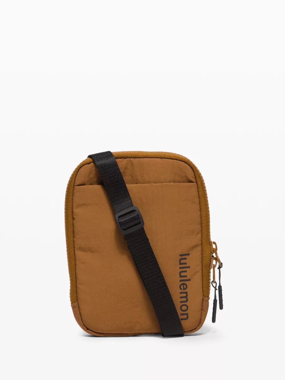 lululemon athletica Crossbody Belt Bag in Brown with Black Strap